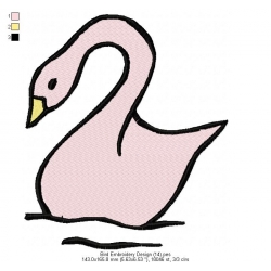 Bird Embroidery Design 14